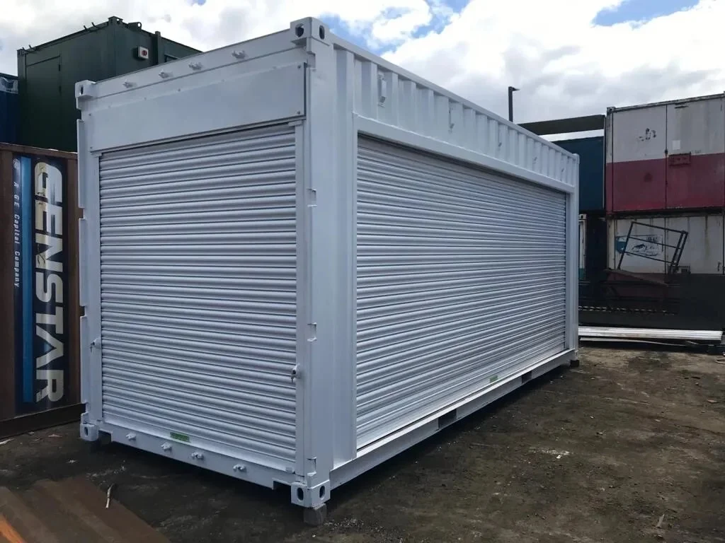 Conteneur 20 Pieds High Cube avec Porte Roulante Électrique