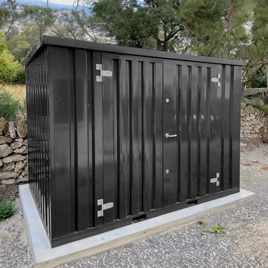 Conteneur démontable noir 3 x 2 mètres - Image 2