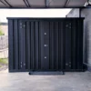 Conteneur démontable noir 3 x 2 mètres