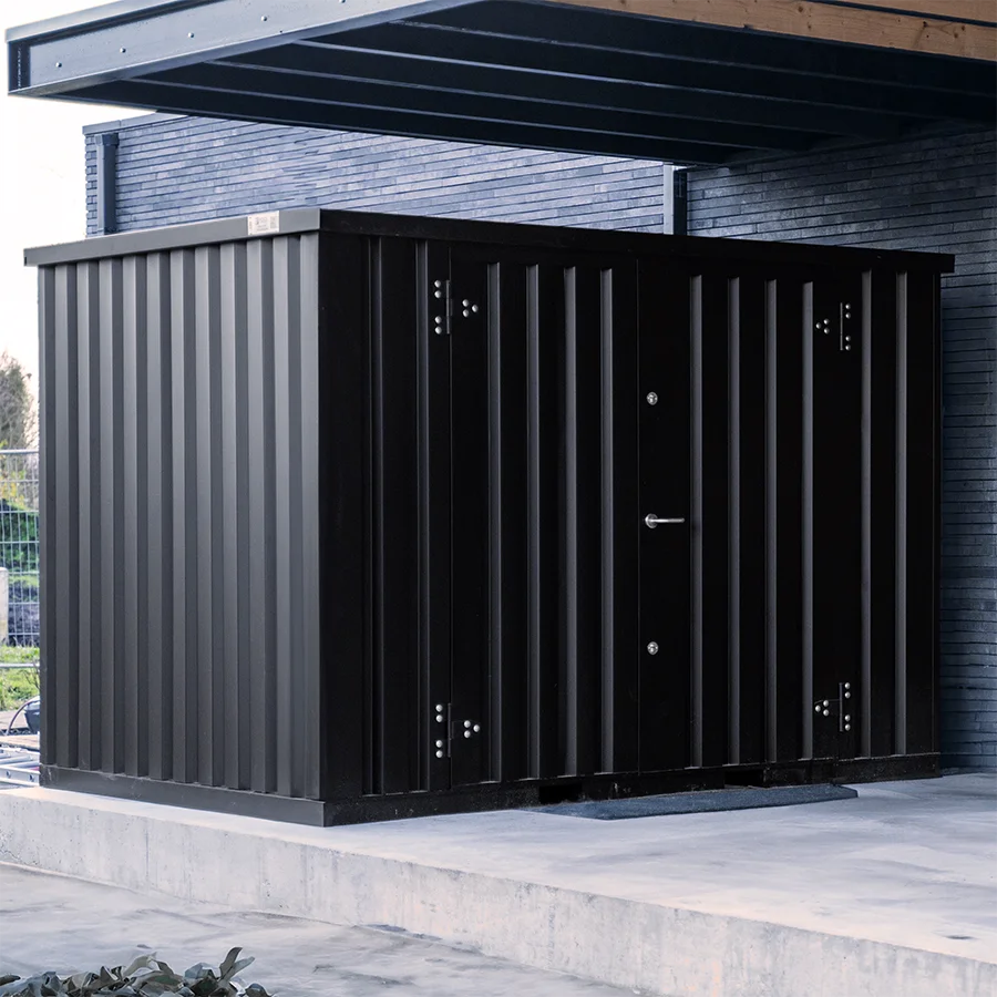 Conteneur démontable noir 3 x 2 mètres - Image 3